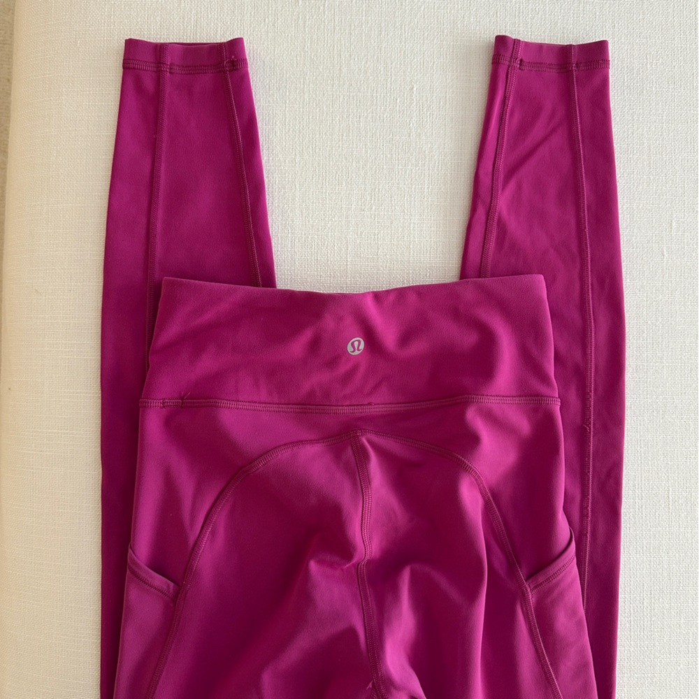 Lululemon Vibrant Pink Leggings - Picture 9 of 10